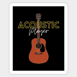 Acoustic Player All Mahogany Sticker